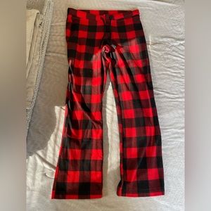 Red and Black Plaid PJ Pants